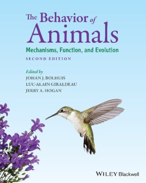 Book cover: The Behavior of animals : mechanisms, function, and evolution