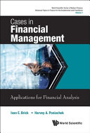 Book cover: Financial management : cases in applications for financial analysis