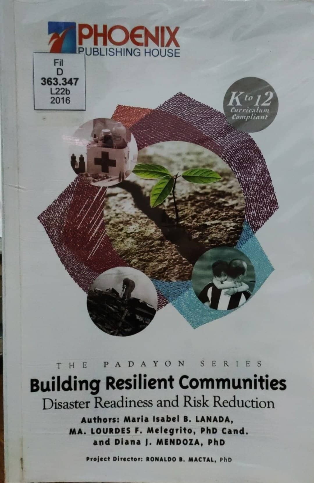 Book cover: Building resilient communities: disaster readiness and risk reduction.