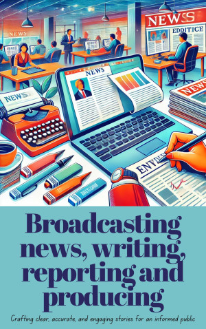 Book cover: Broadcasting news, writing, reporting and producing: crafting clear, accurate, and engaging stories for an informed public