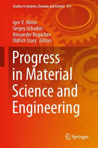 Book cover: Progress in Material Science and Engineering