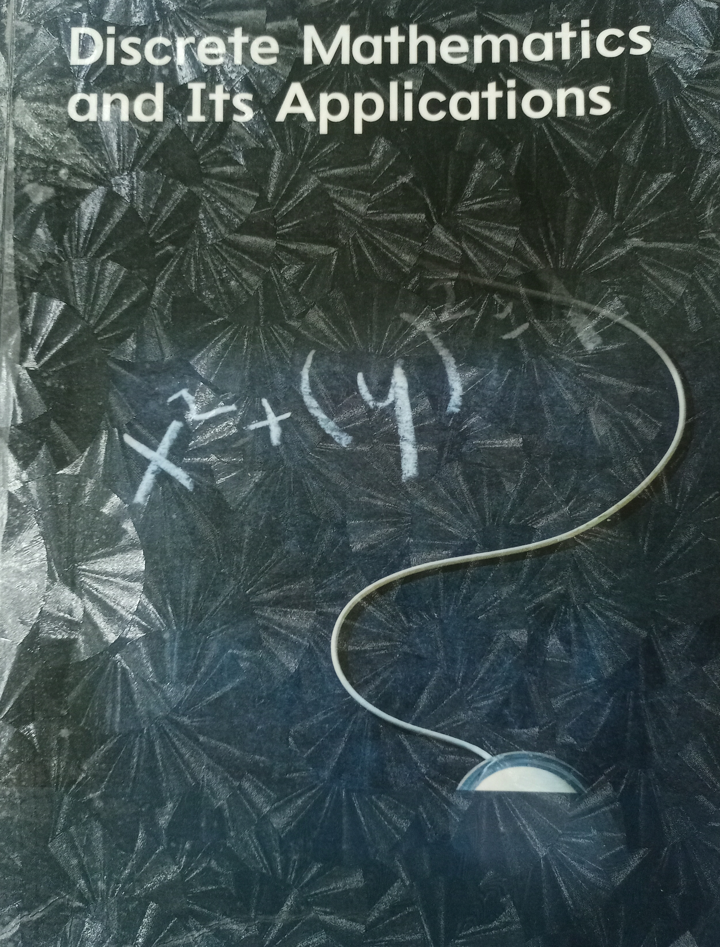 Book cover: Discrete mathematics and its applications