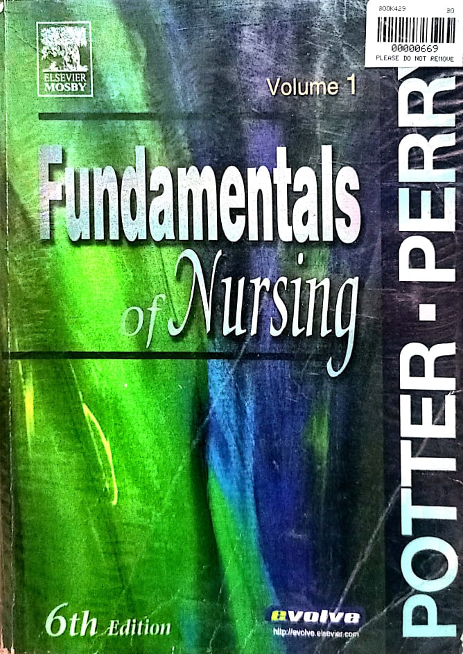 Book cover: Fundamentals of nursing