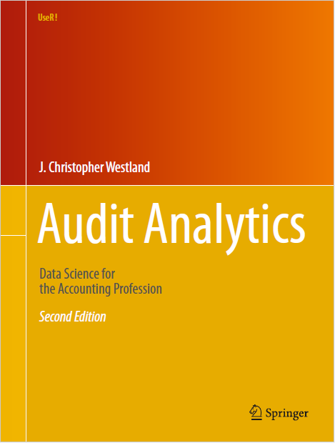 Book cover: Audit analytics : data science for the accounting profession