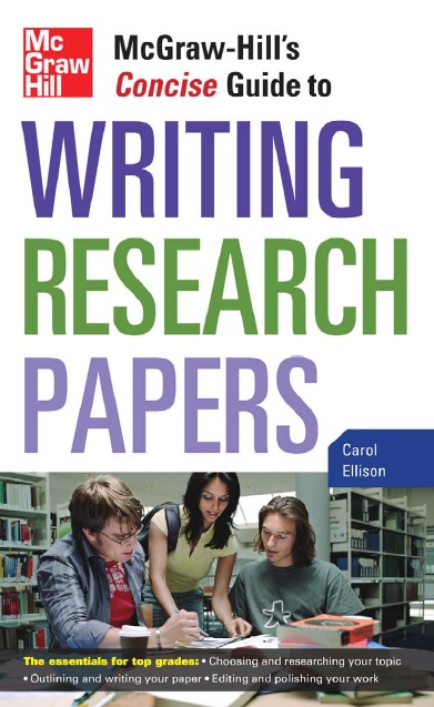 Book cover: McGraw-Hill's concise guide to writing research papers