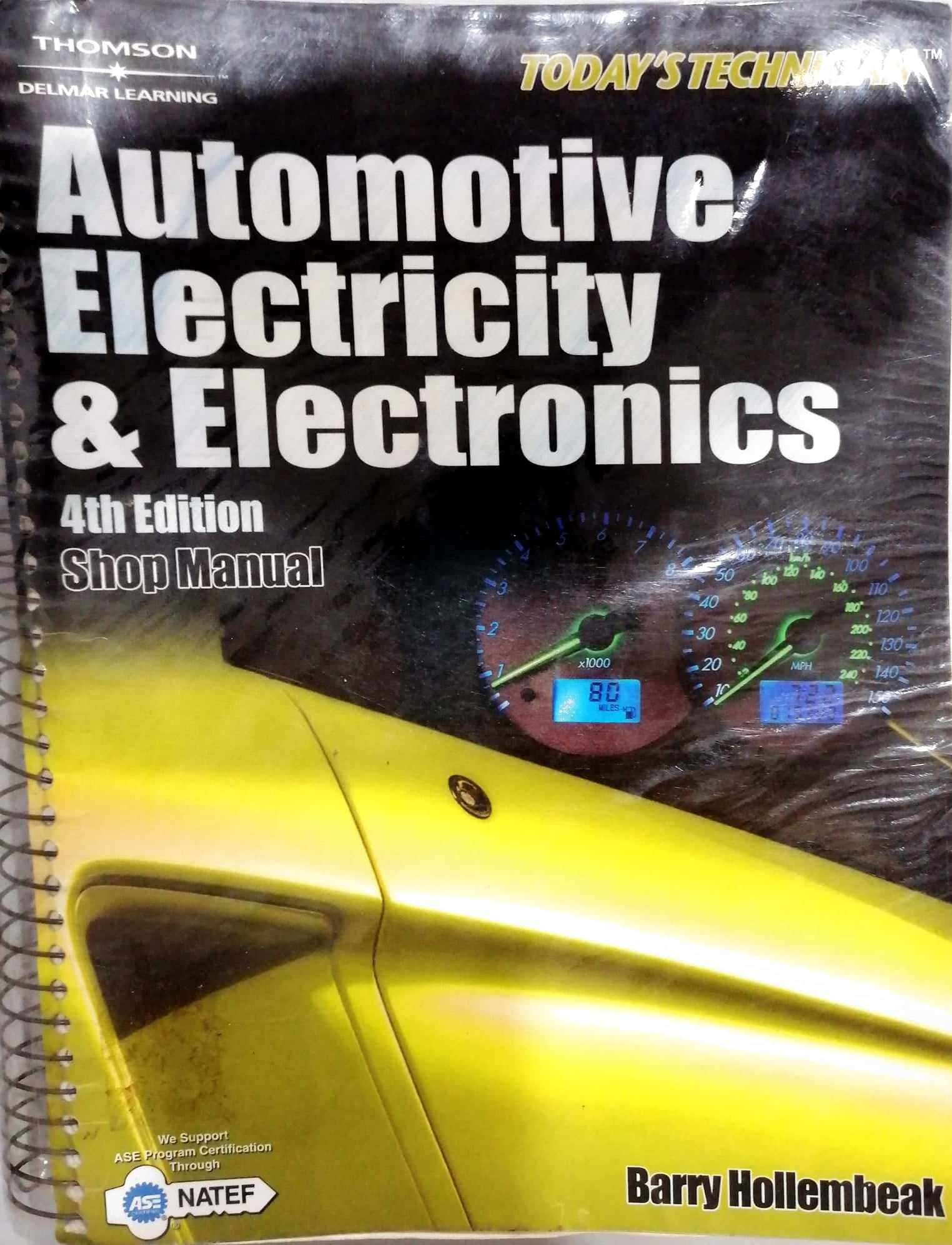 Book cover: Shop manual for automotive electricity & electronics