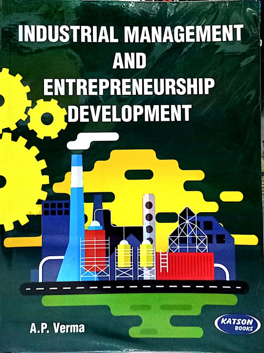 Book cover: Industrial management and entrepreneurship development
