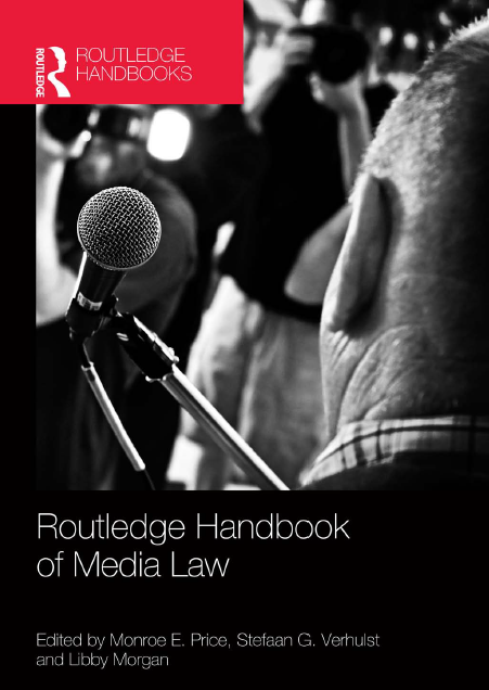 Book cover: Routledge handbook of media law