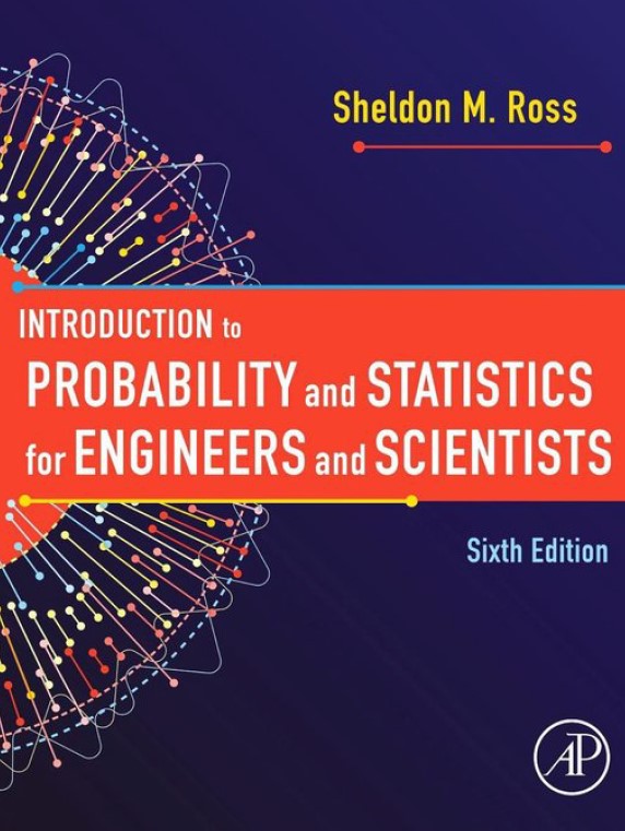 Book cover: Introduction to probability and statistics for engineers and scientists.