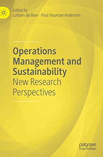 Book cover: Operations management and sustainability : new research perspectives
