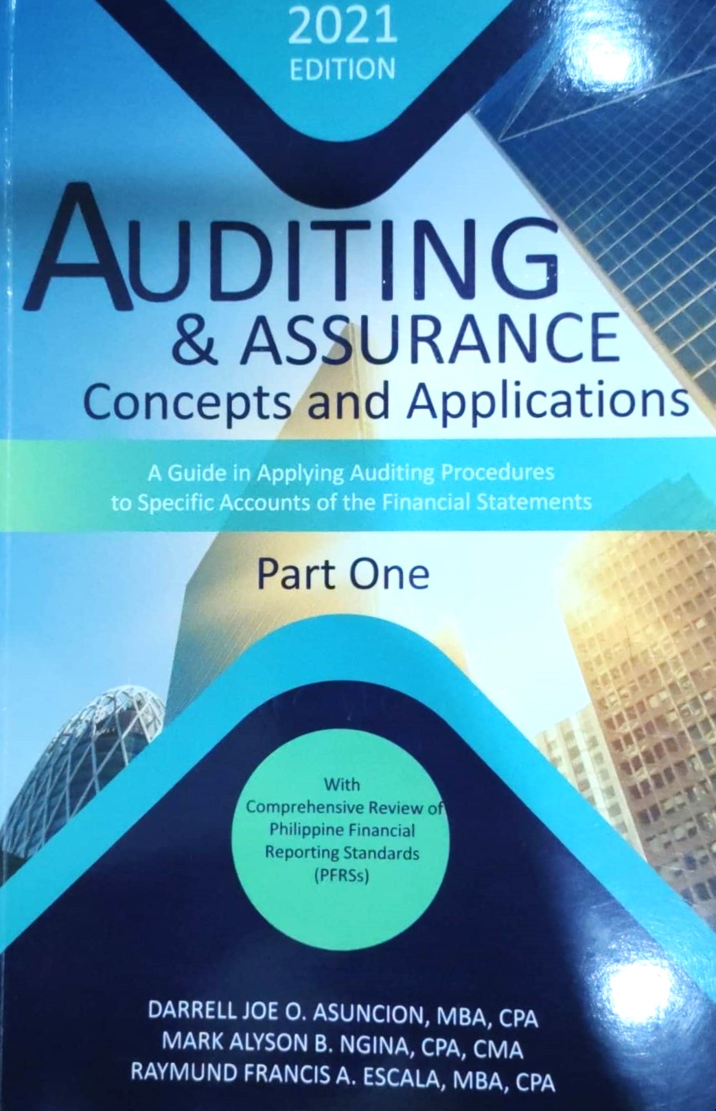 Book cover: Auditing and assurance: concepts and applications, part 1.