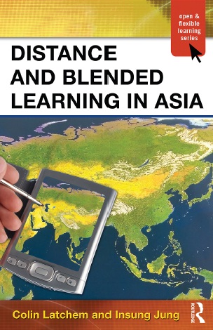 Book cover: Distance and blended learning in asia