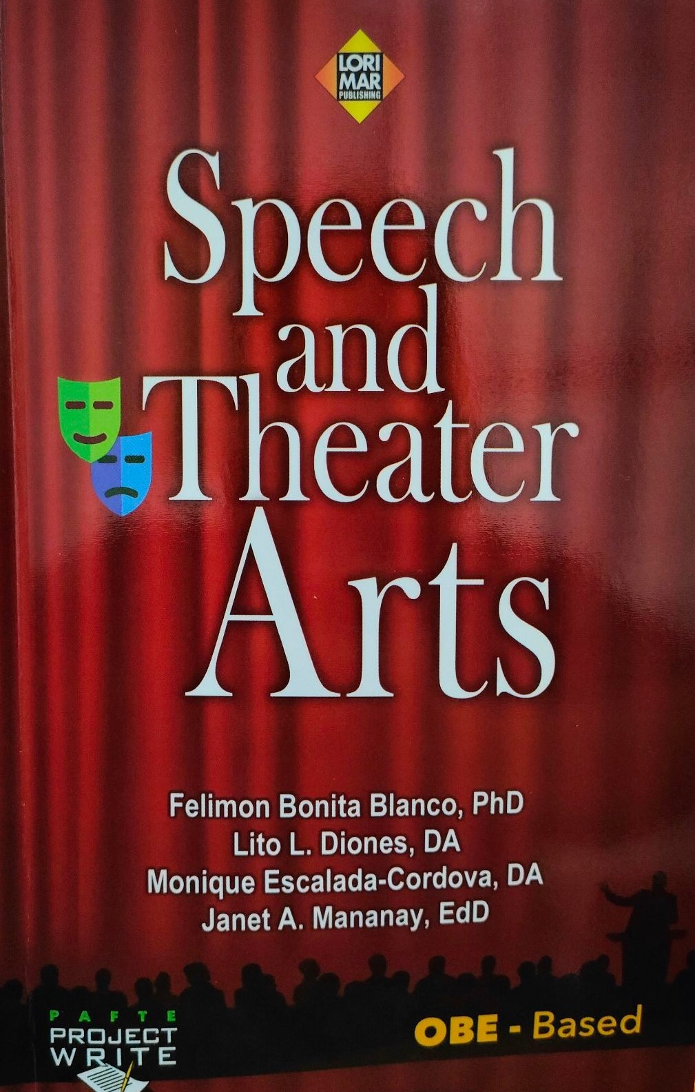 Book cover: Speech and theater arts.