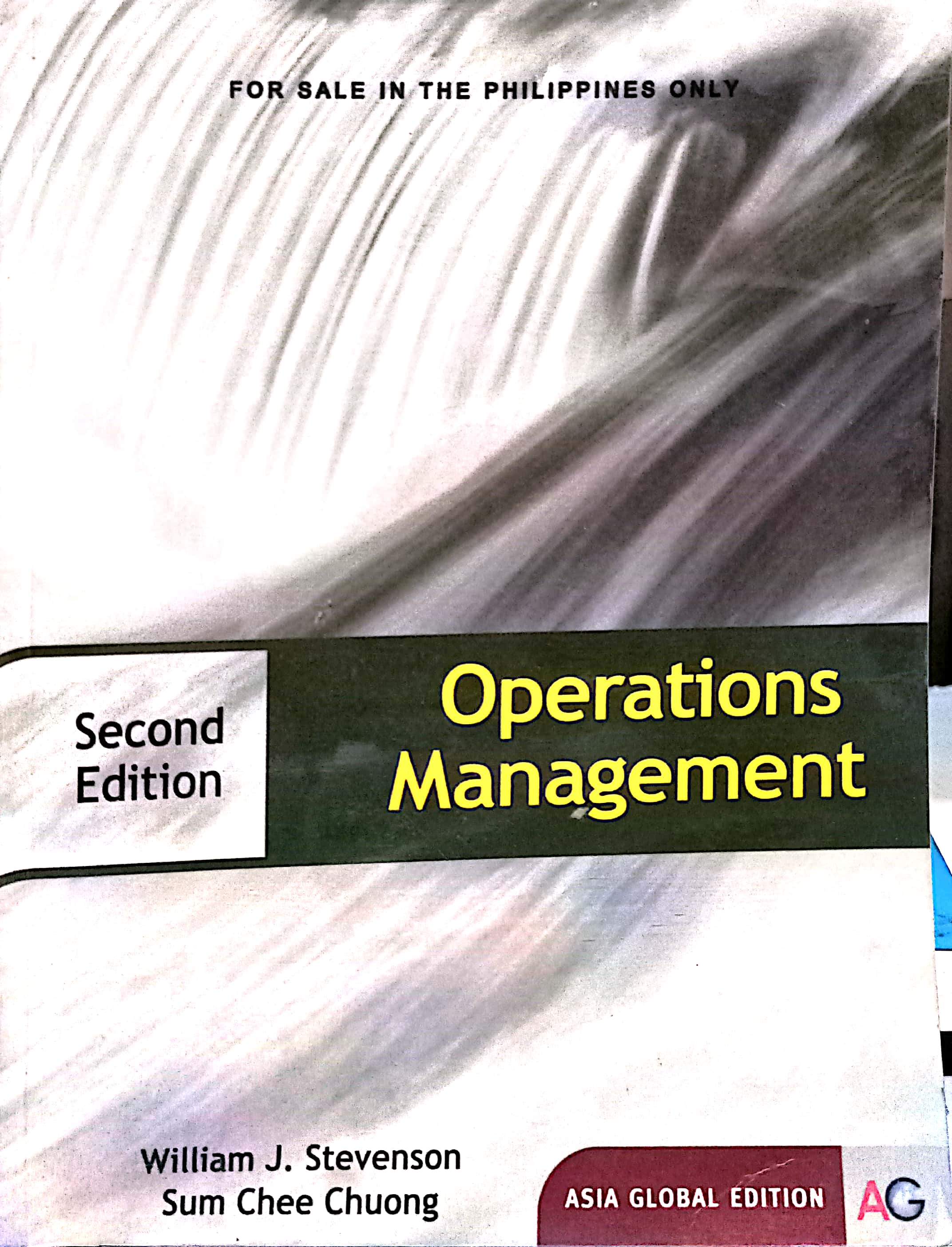Book cover: Operations management