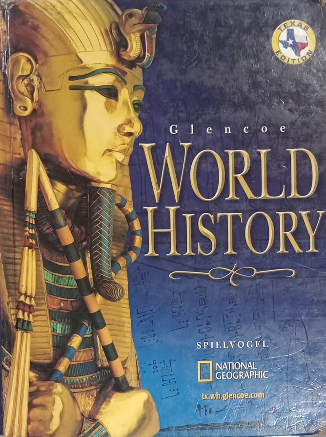 Book cover: Glencoe world history