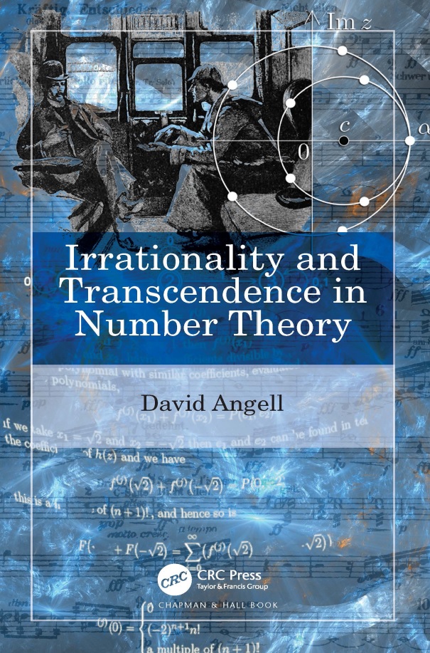 Book cover: Irrationality and transcendence in number theory.