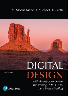 Book cover: Digital design : with an introduction to the verilog hdl, vhdl, and system verilog