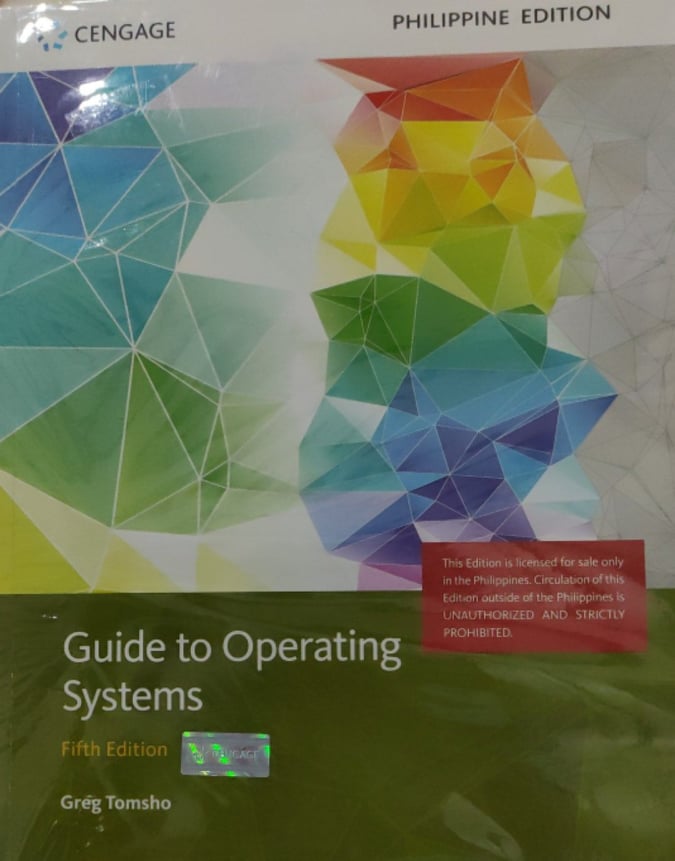 Book cover: Guide to operating system