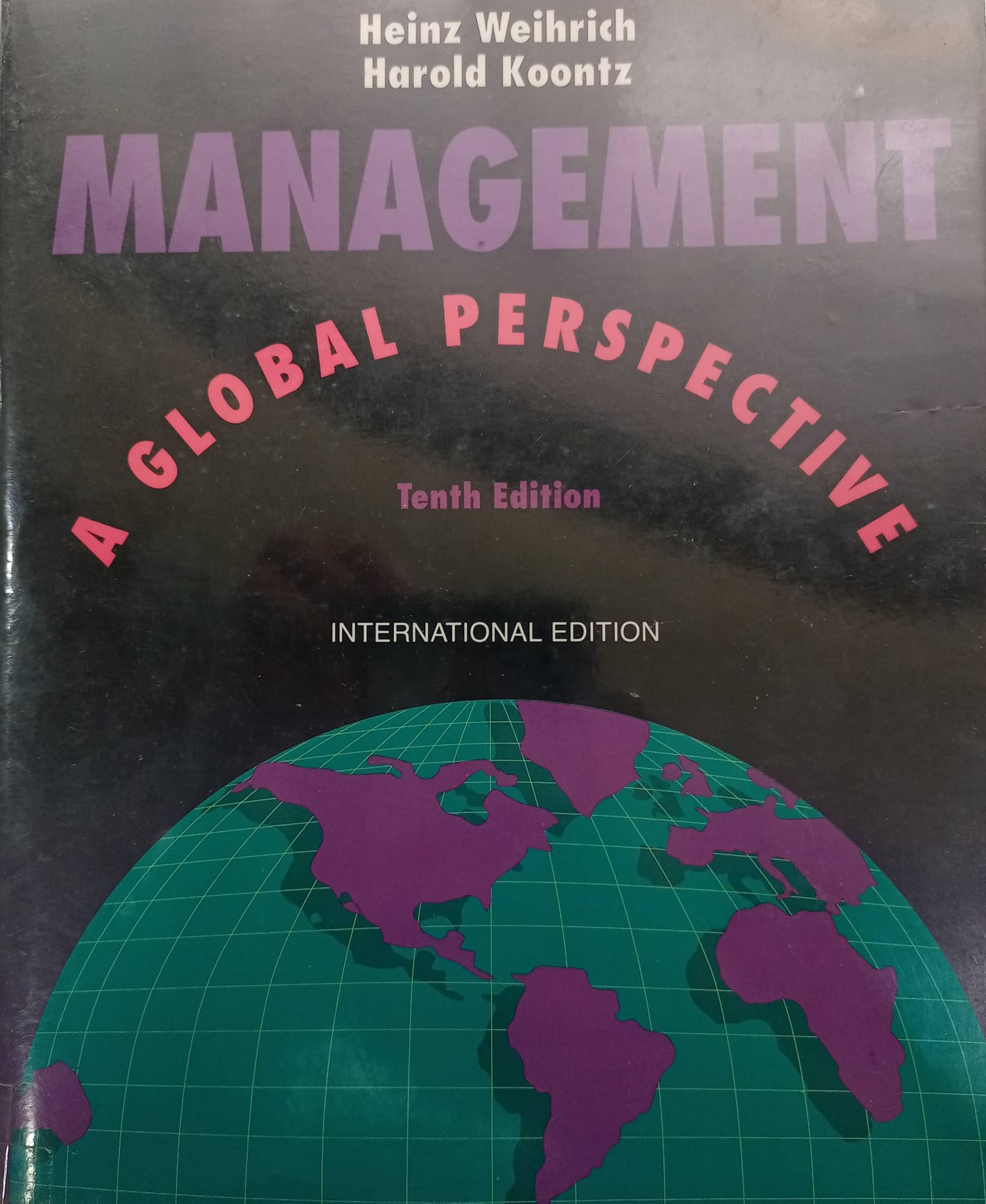 Book cover: Management : a global perspective