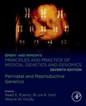Book cover: Emery and rimoin’s principles and practice of medical genetics and genomics