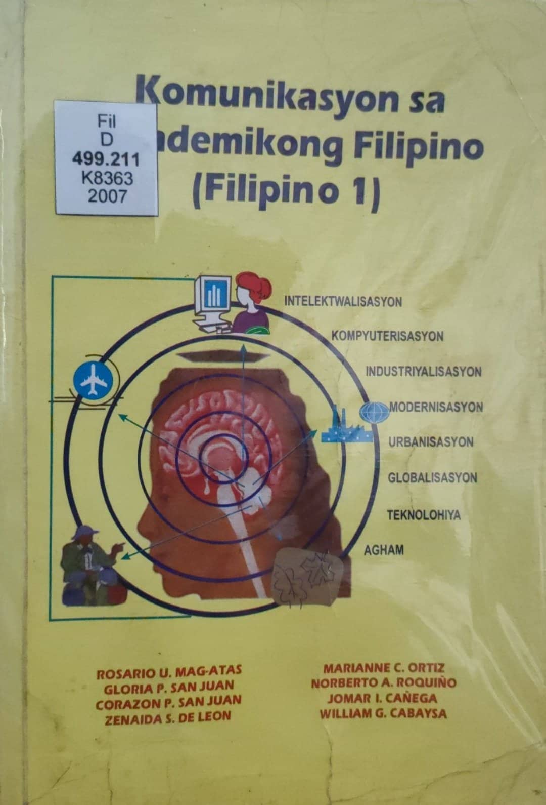 Book cover: Komunikasyon sa akademikong Filipino (Filipino 1)
