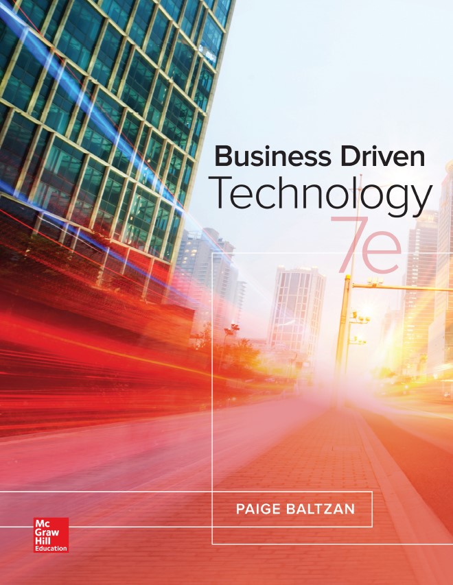 Book cover: Business driven technology