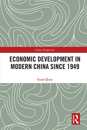 Book cover: Economic development in modern China since 1949