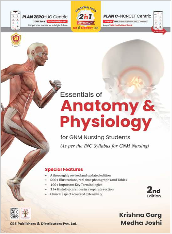 Book cover: Essential of anatomy and physiology
