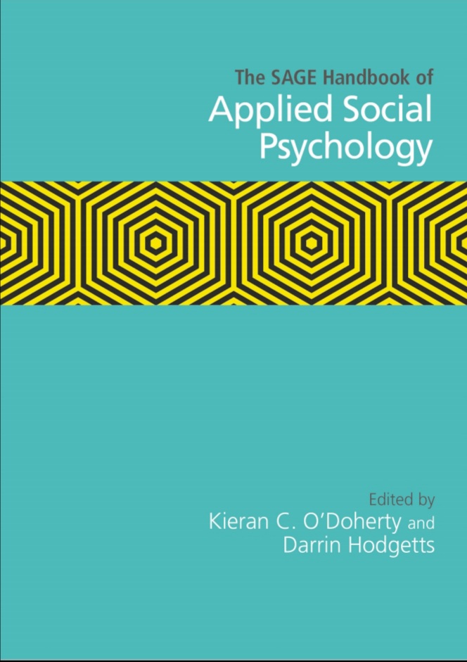 Book cover: The SAGE handbook of applied social psychology