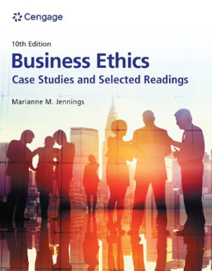 Book cover: Business ethics : case studies and selected readings