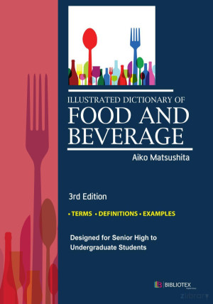 Book cover: Illustrated dictionary of food and beverage