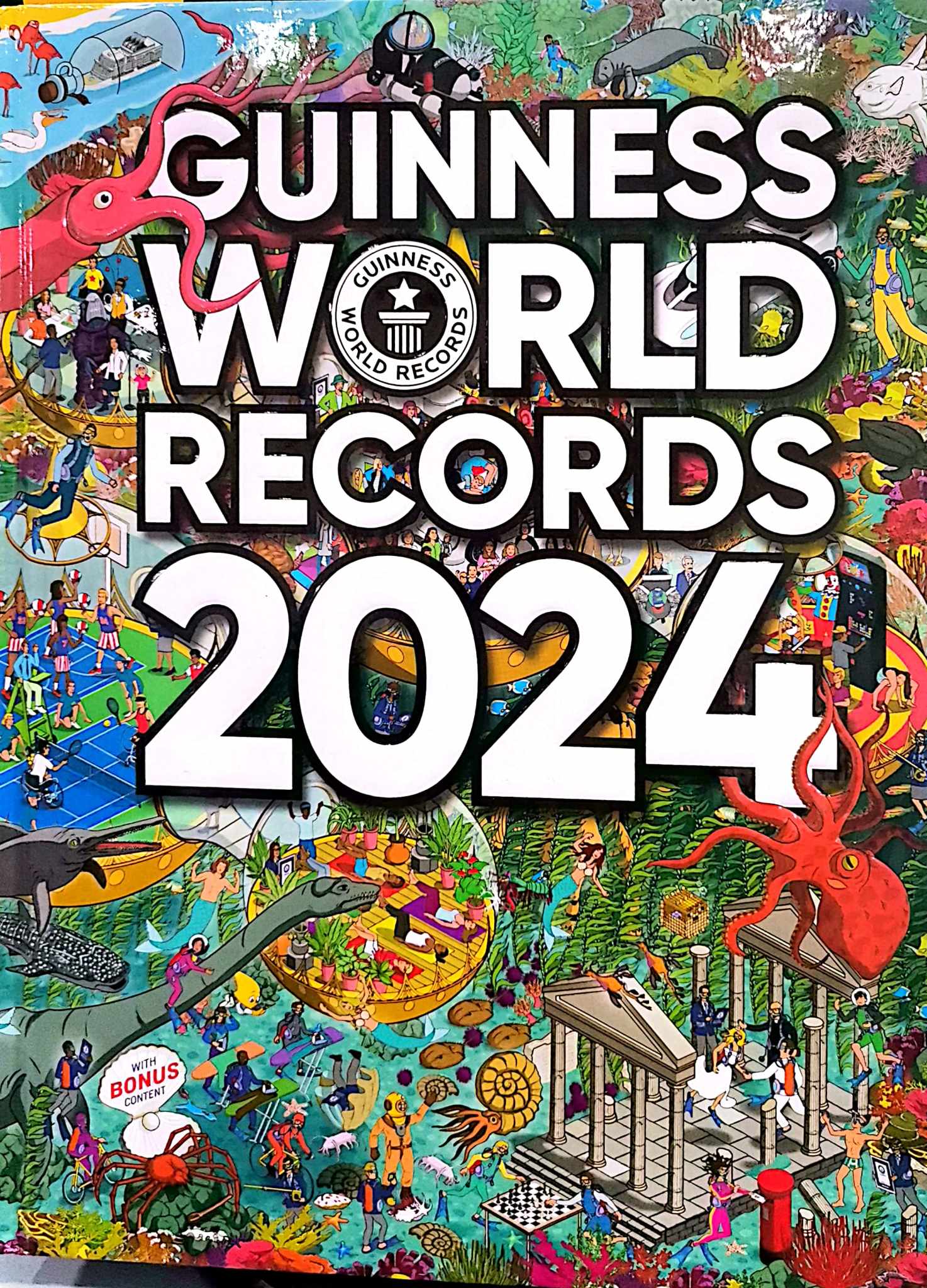 Book cover: Guinness world records 2024