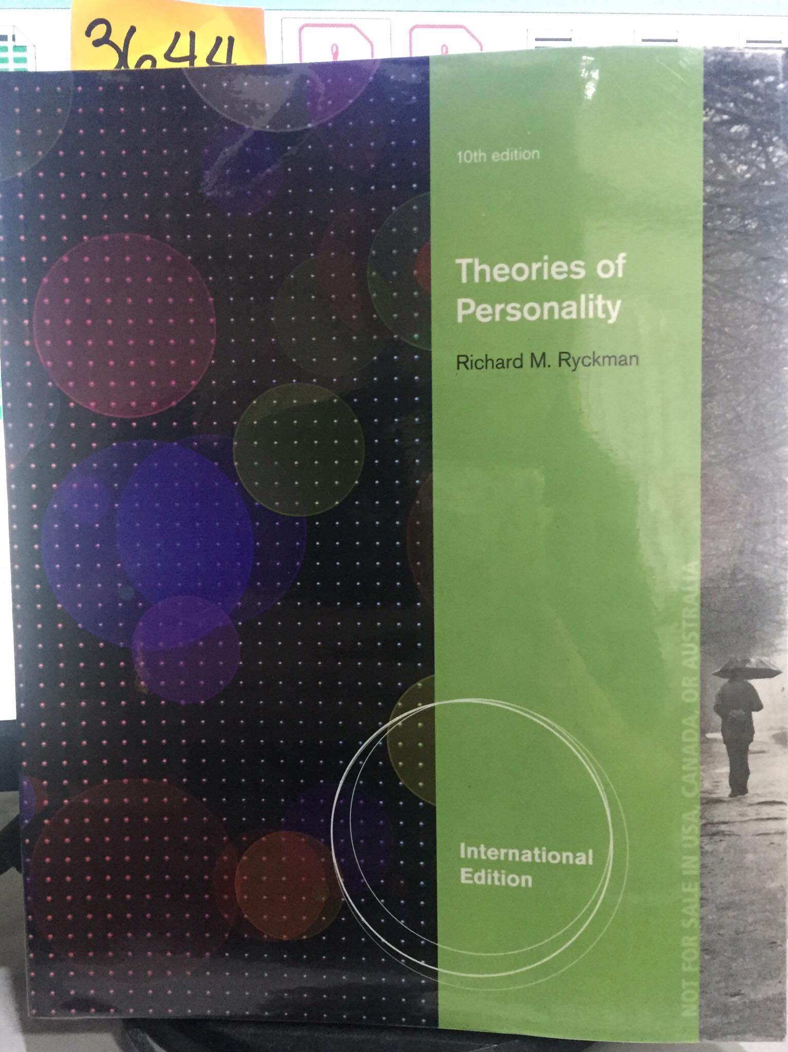 Book cover: Theories of personality