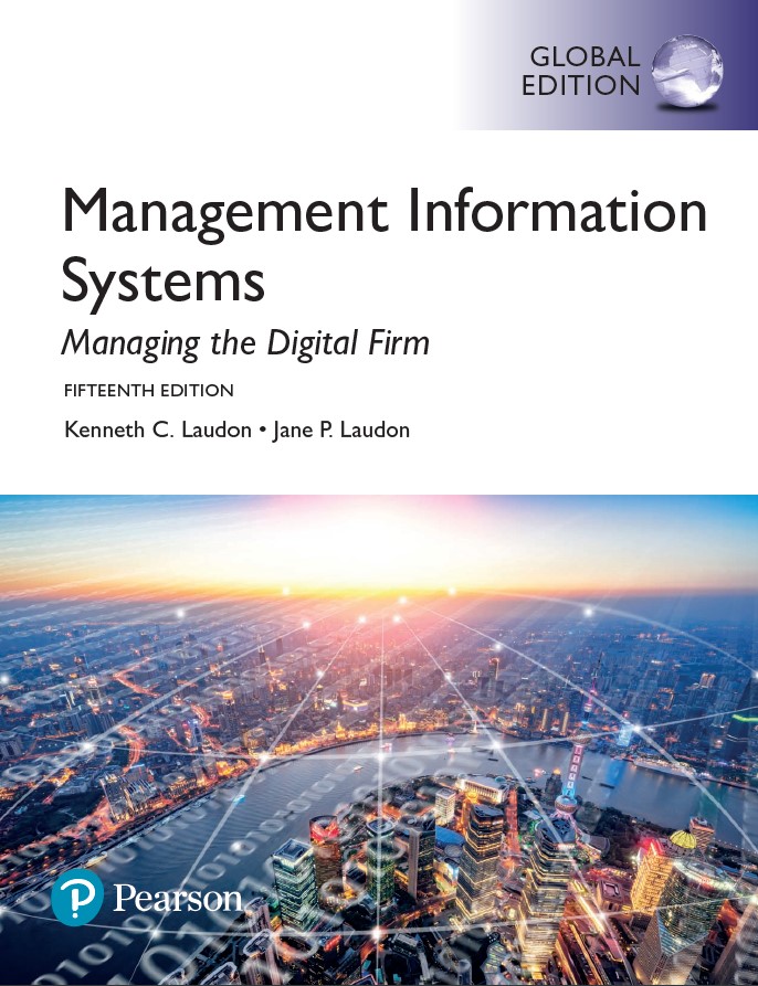 Book cover: Management information systems : managing the digital firm