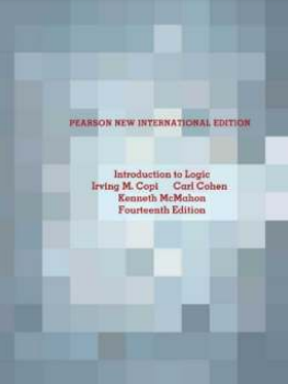 Book cover: Introduction to logic.