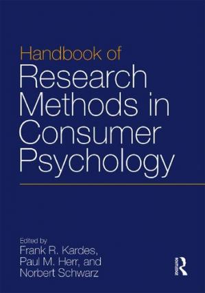 Book cover: Handbook of research methods in consumer psychology