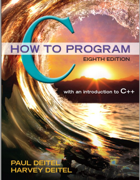 Book cover: C: how to program: with an introduction to C++