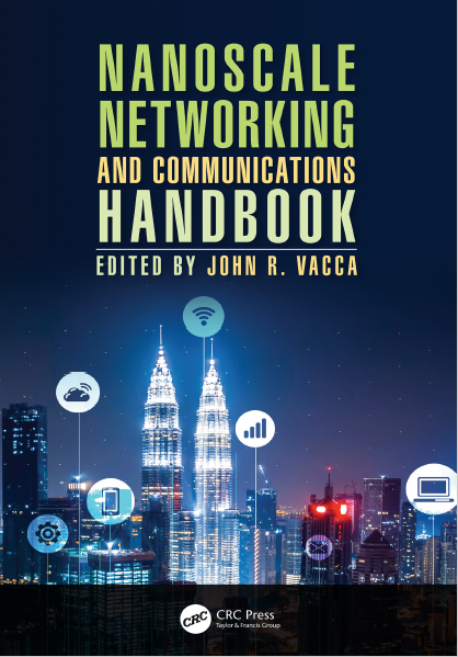 Book cover: Nanoscale networking and communications handbook