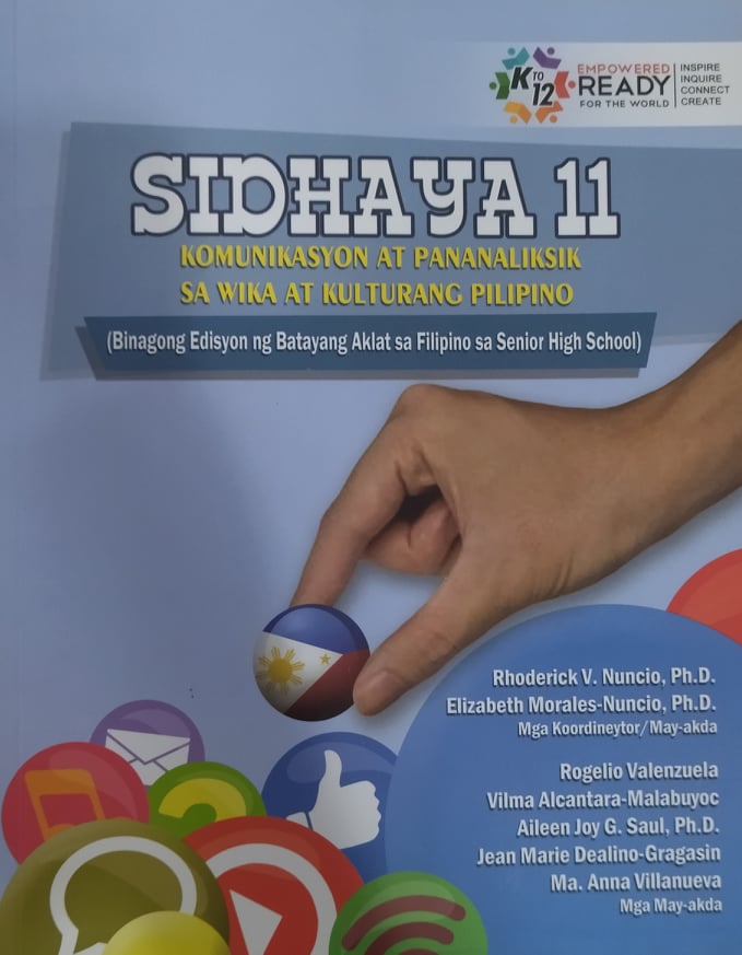 Book cover: Sidhaya 11: komunikasyon at pananaliksik sa wika at kulturang Pilipino
