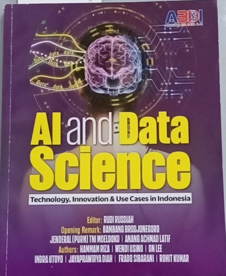 Book cover: AI and data science : technology, innovation & use cases in Indonesia