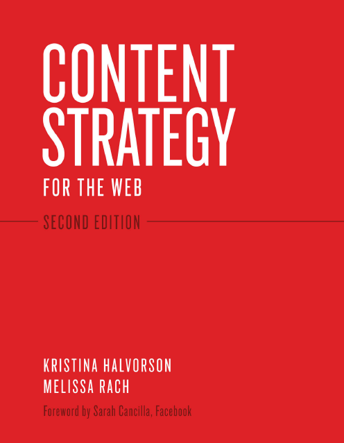 Book cover: Content strategy : for the web