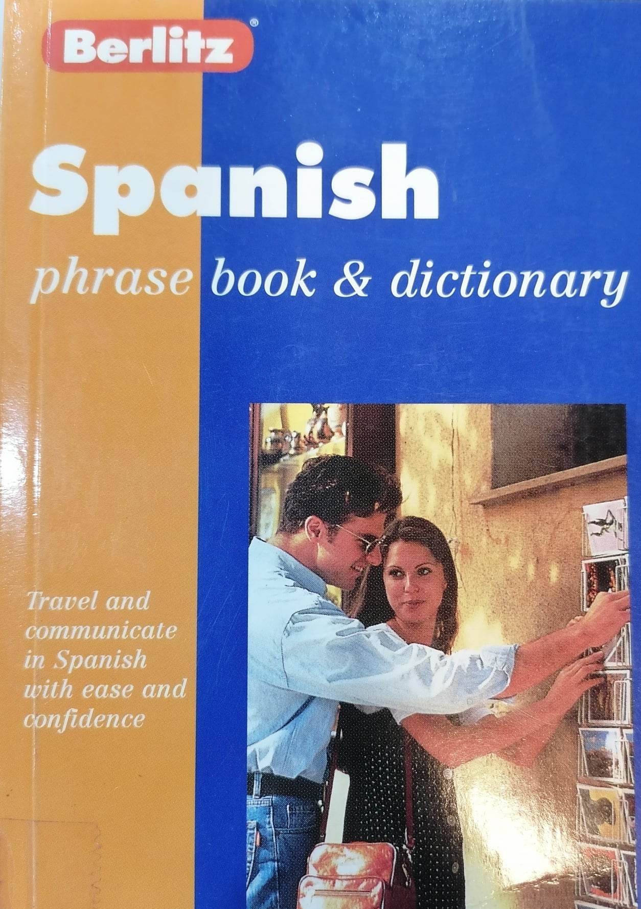 Book cover: Spanish phrase book