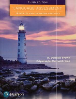 Book cover: Language assessment : principles and classroom practices