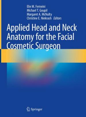Book cover: Applied head and neck anatomy for the facial cosmetic surgeoneon