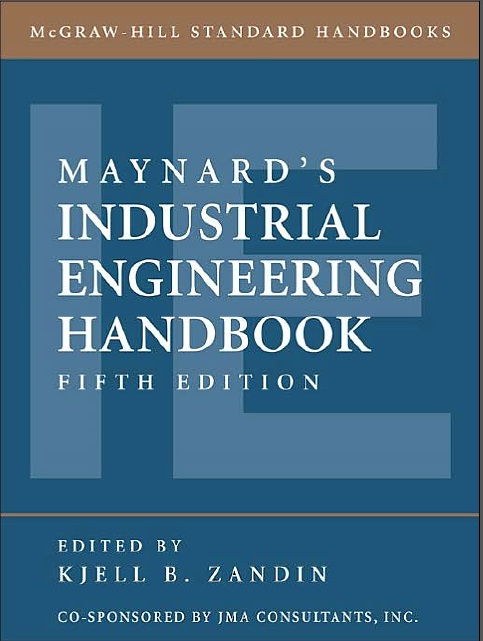 Book cover: Maynard's industrial engineering handbook