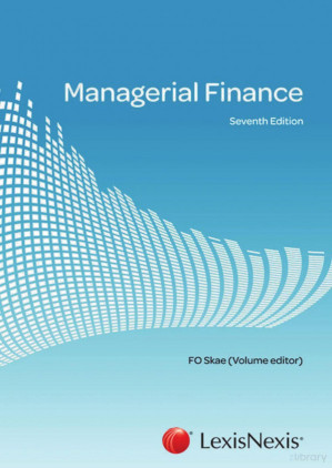 Book cover: Managerial finance