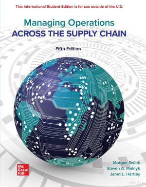 Book cover: Managing operations : across the supply chain