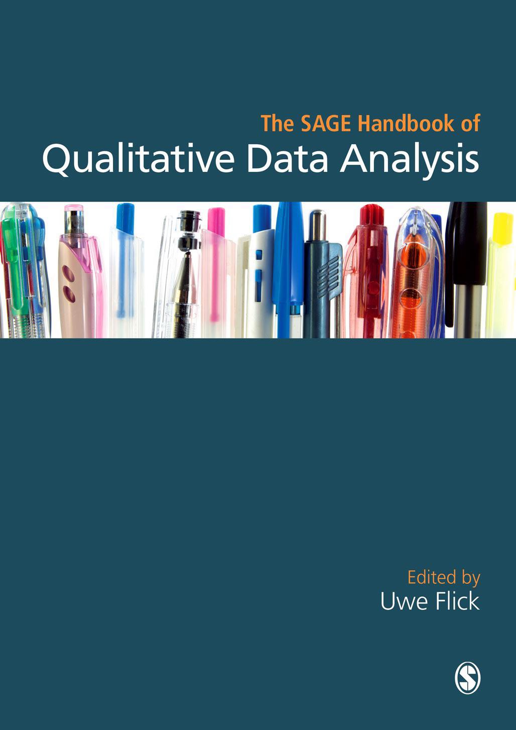 Book cover: The SAGE handbook of qualitative data analysis