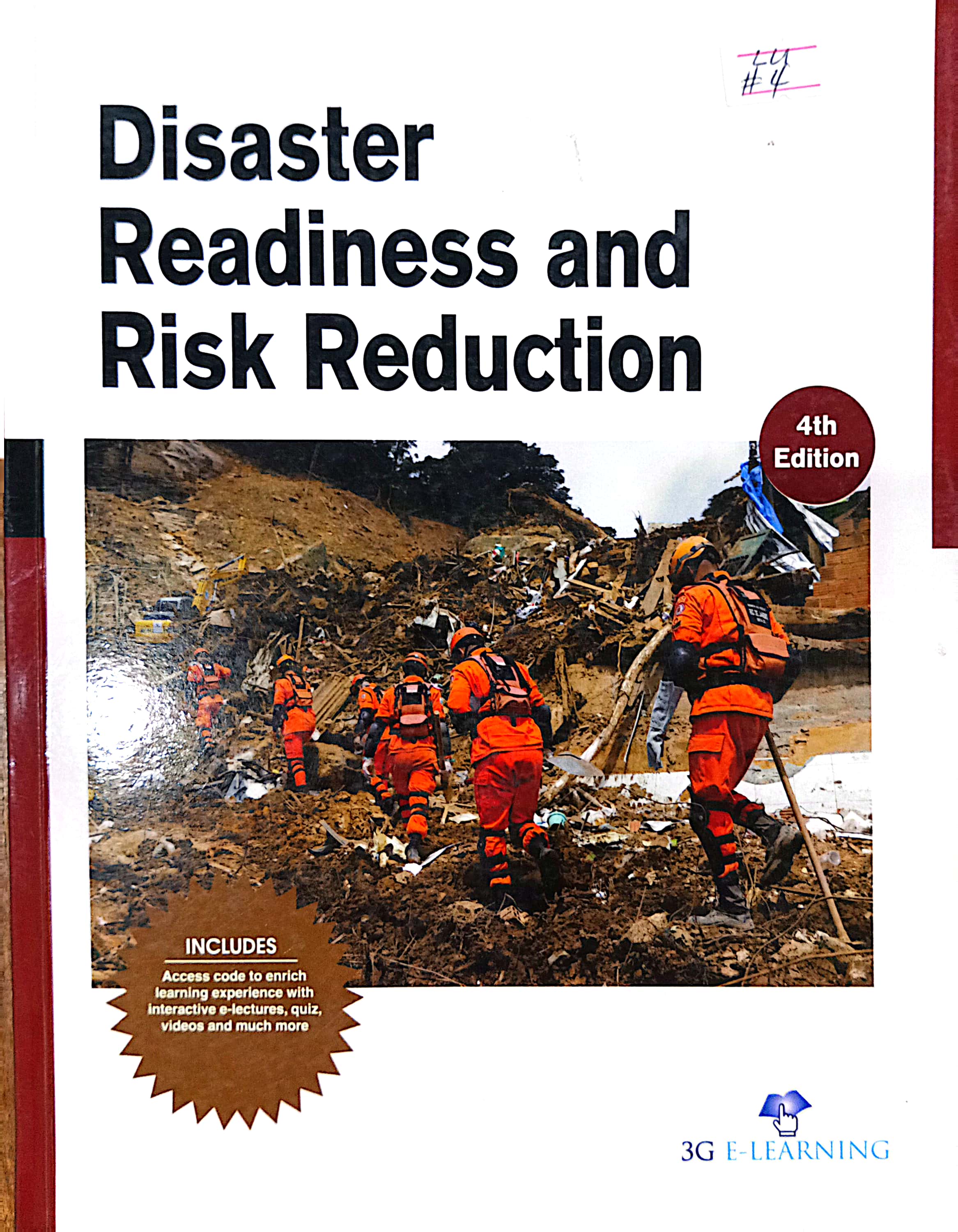 Book cover: Disaster readiness and risk reduction