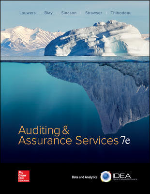 Book cover: Auditing & assurance services